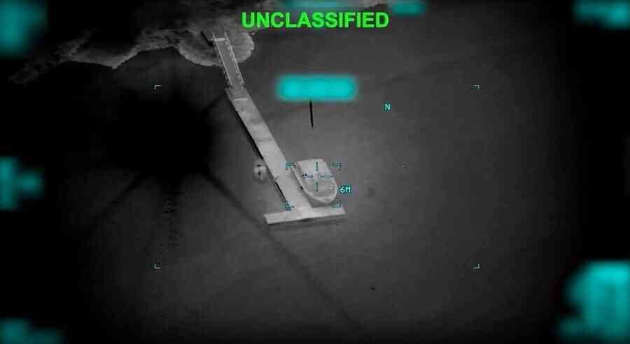 美軍摧毀16艘伊朗布雷船 影片發布