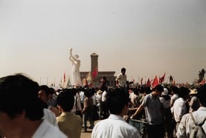 組圖：六四屠殺前 北京市民見證學生示威抗議