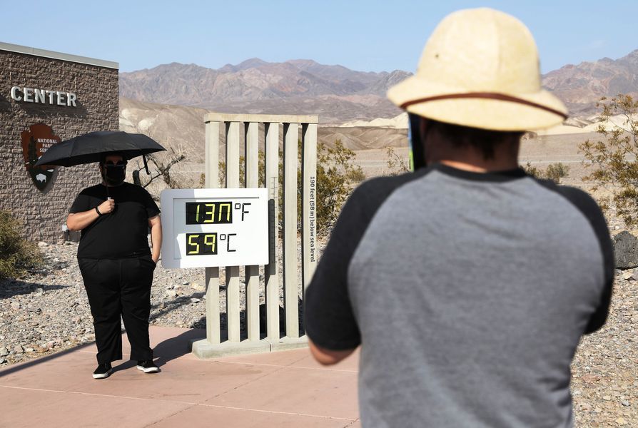 組圖：加州死亡谷高溫破紀錄 高達攝氏59度