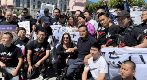 六四37周年｜三藩市集會佩洛西女兒與方政相遇