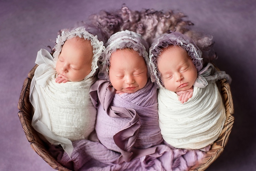 二億分之一機率 罕見同卵三胞胎首迎聖誕節