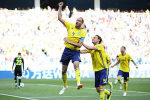 世界盃F組：瑞典1比0小勝南韓