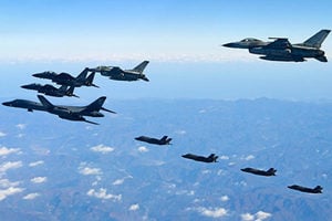 美韓年度聯合空演低調啟動 以支持無核化談判