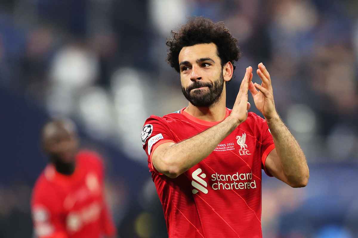2022年7月1日，英超豪門利物浦與沙拿（Mohamed Salah）完成續約。埃及前鋒獲得了高達40萬英鎊的單周薪酬，創造了英超歷史的新紀錄。圖為30歲沙拿的資料照。（Catherine Ivill/Getty Images）