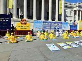 英國法輪功學員紀念「4.25和平上訪」27周年