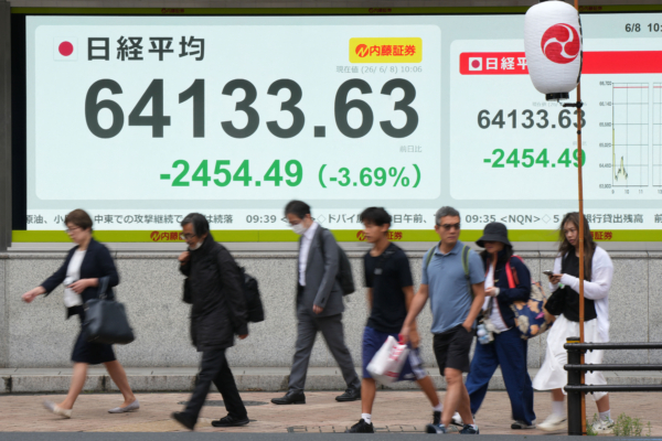 中東戰火加劇科技拋售潮 日韓台開盤大跌