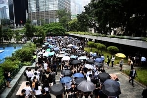 【8.23反送中組圖】會計界大遊行 共同守護香港
