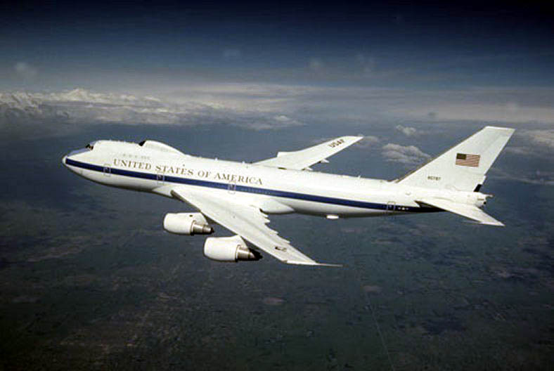 E-4B「末日」飛機（Doomsday Plane）。（維基百科公有領域）