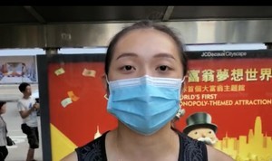香港學生蒙面上街：基於良知 守護香港