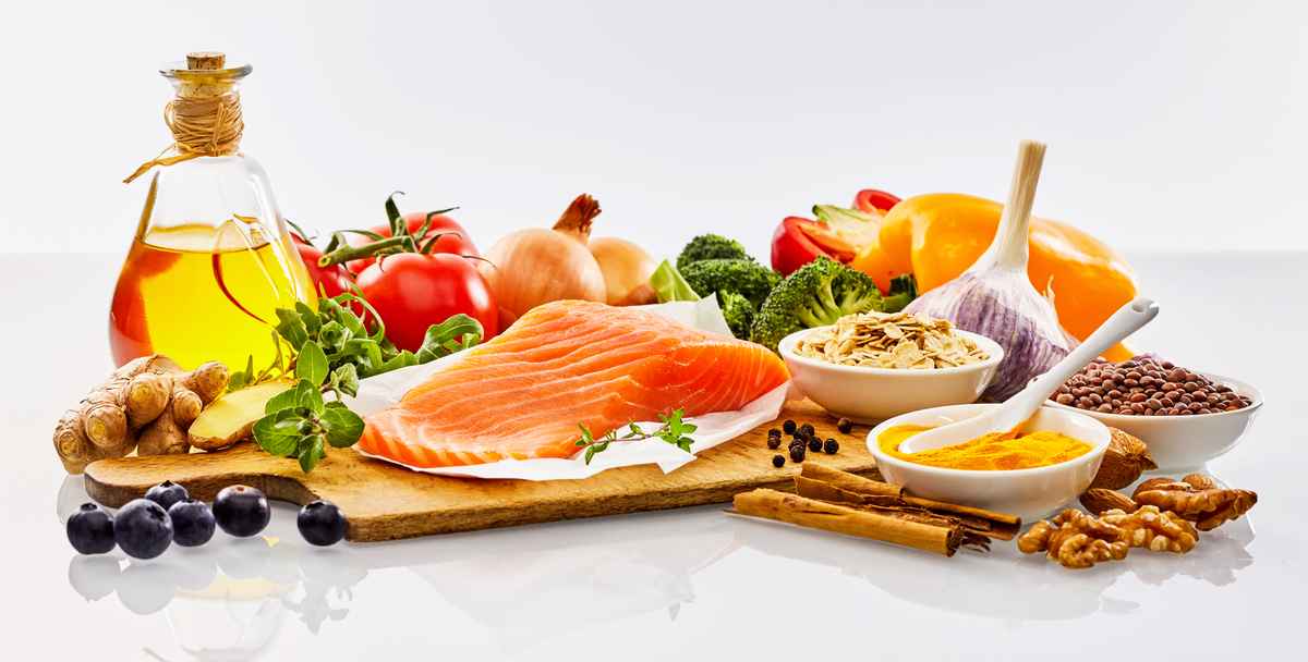 健康食物示意圖。（Shutterstock）