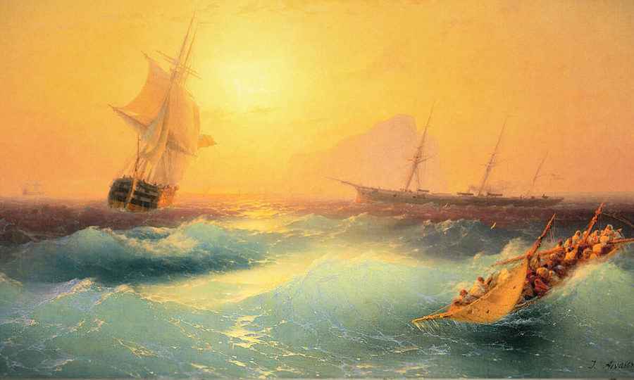 【圖輯】俄國油畫家神奇海景畫 可聞到海浪氣息