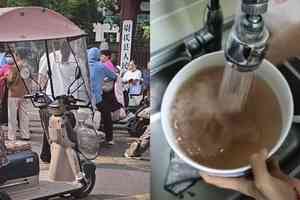 河南一縣飲用水「中毒」事件 民眾抗議