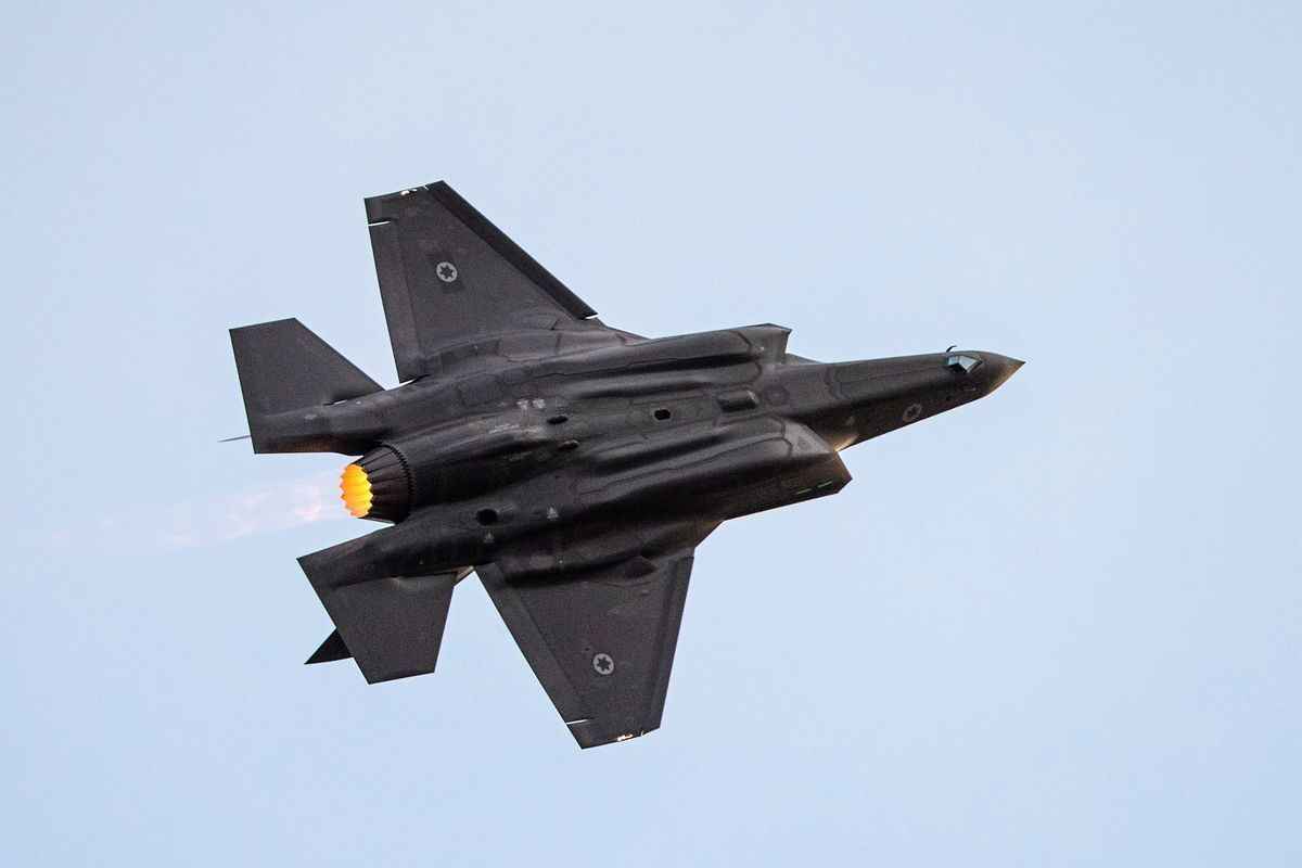 圖為洛克希德公司生產的F-35戰鬥機。 （JACK GUEZ/AFP/Getty Images）