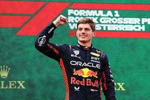 F1奧地利站：韋斯達賓取得滿分 獲得五連勝