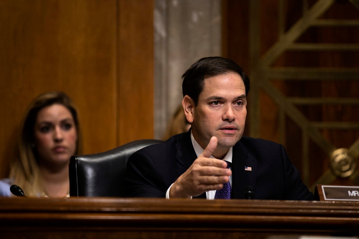 參議員馬克‧魯比奧（Marco Rubio）資料照。（Stefani Reynolds/Getty Images）