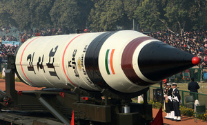 印度試射烈火-5洲際導彈 射程達5千公里