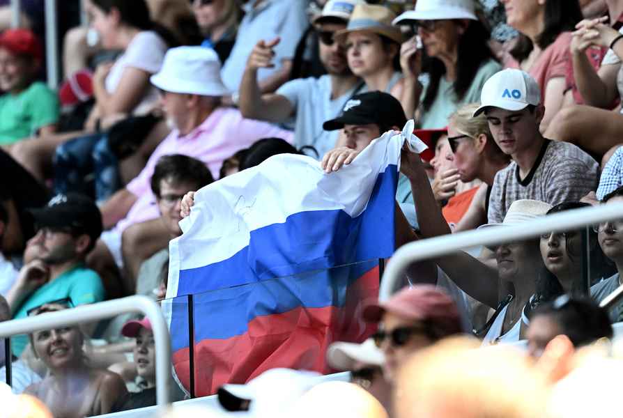 澳網賽場禁展示俄羅斯國旗