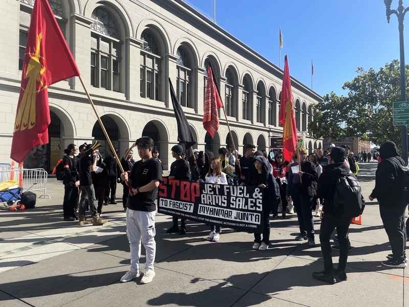 APEC之際 抗議者：中俄是緬甸屠殺背後黑手