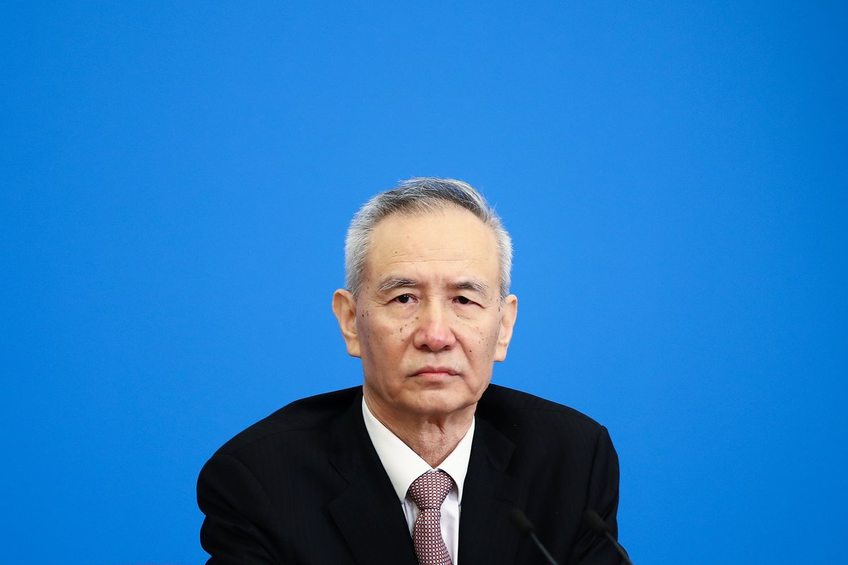 中共副總理劉鶴。（Lintao Zhang/Getty Images）
