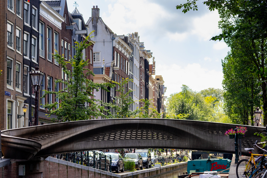 世界首座3D打印鋼製橋樑 荷蘭落成啟用