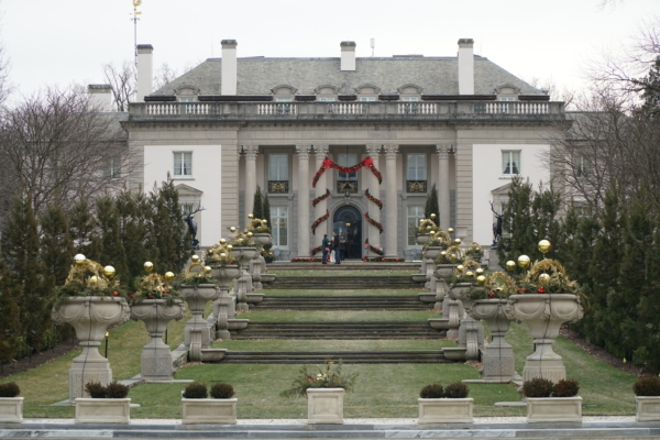 【圖輯】美國內穆爾莊園聖誕景觀