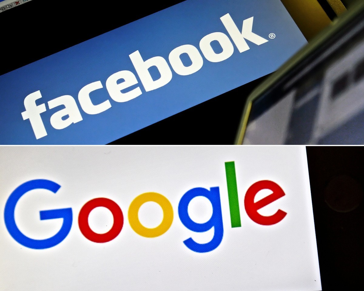 美國一媒體公司對谷歌和面書提出反壟斷訴訟。（LEON NEAL,LOIC VENANCE/AFP via Getty Images）