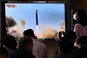 美韓軍演後 北韓發射8枚短程彈道導彈