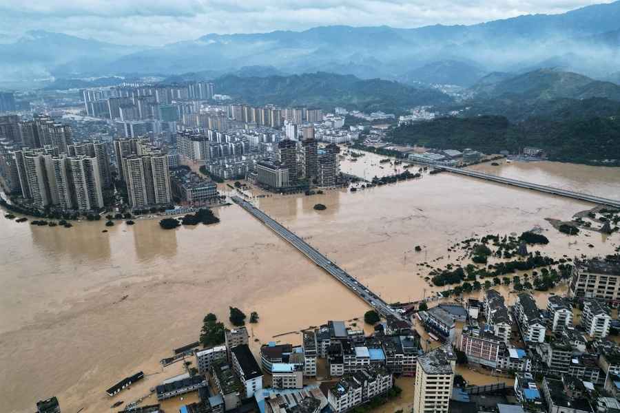 貴州省洪水泛濫 災情嚴重（多圖）