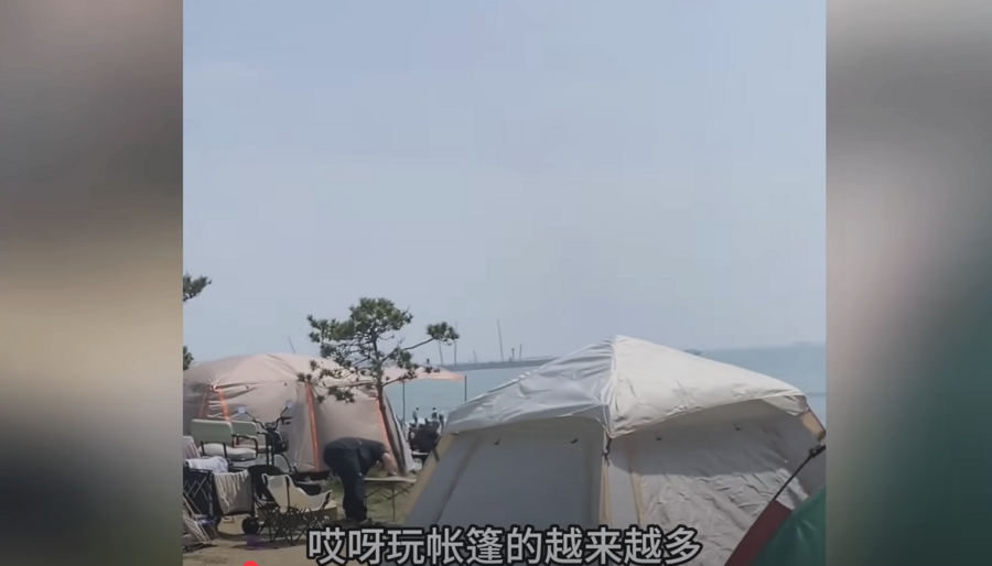 五一「窮遊」模式 大陸帳篷客令酒店業叫苦