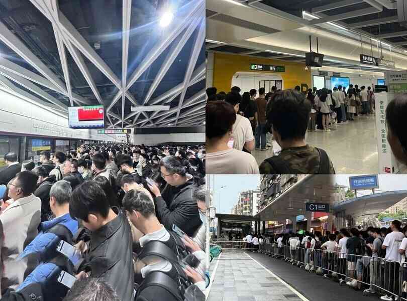 深圳地鐵安檢升級 通勤亂象引熱議
