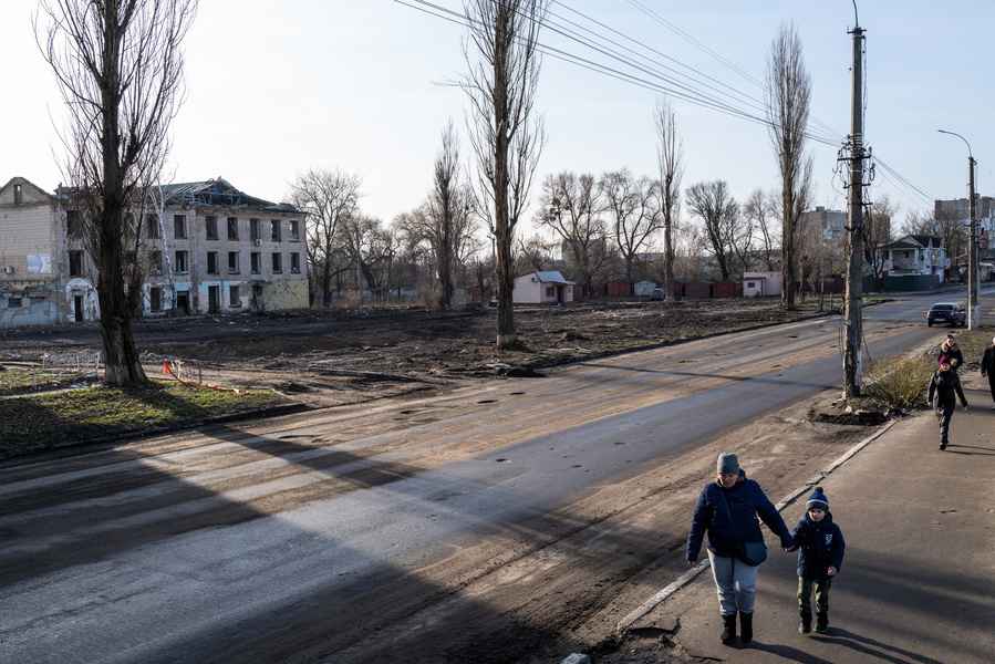 【圖輯】烏克蘭小鎮博羅江卡逐漸恢復生機
