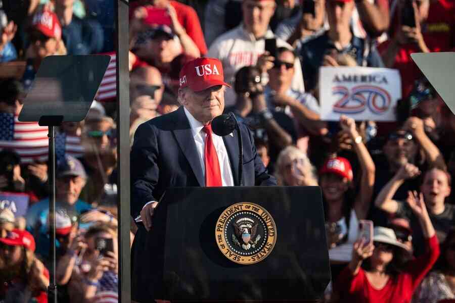 特朗普愛荷華演說 慶祝《大而美法案》通過