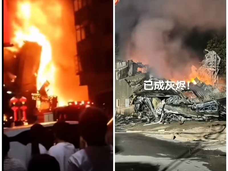 山西一樓房被燒燬 一家三口遇難含一名5歲童