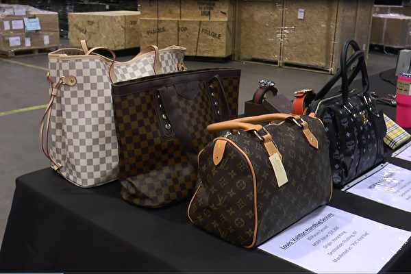 美海關查獲一中國包裹 裝有市值30萬美元名牌仿品