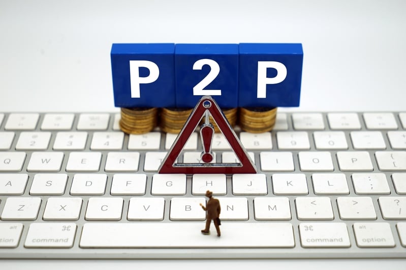 中共銀保監會聲稱，至今年11月中旬，大陸的互聯網金融平台P2P已經從高峰時期的5000家清零。但P2P平台依然有8000億元壞帳未能「清零」。（大紀元資料室）