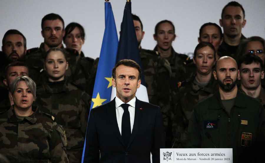 馬克龍宣布法國將大幅提高軍費預算