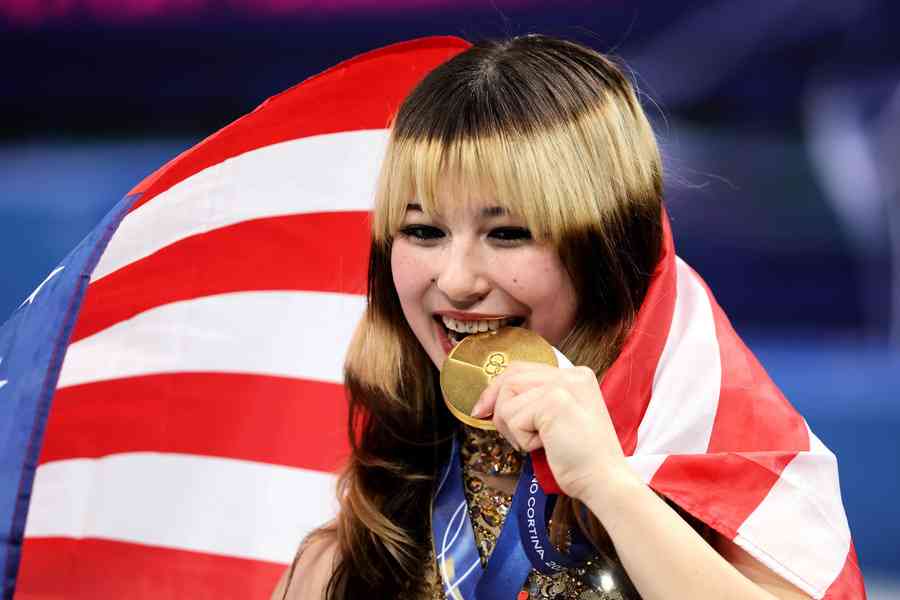 劉美賢冬奧為美國摘金 社媒粉絲激增超谷愛凌