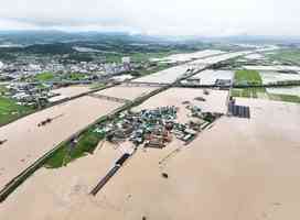 【圖輯】南韓多地破紀錄暴雨 已4死1失蹤