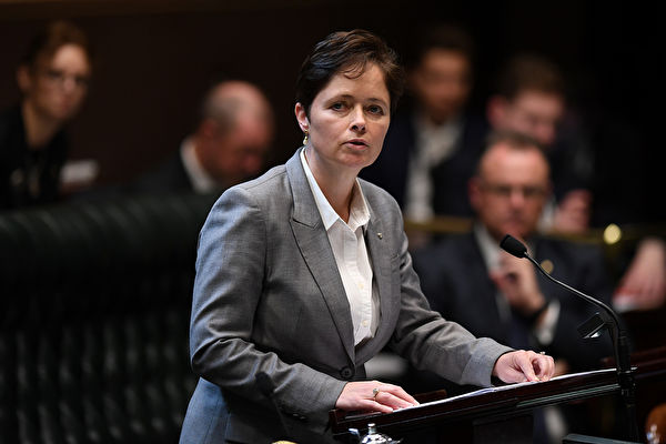 新南威爾斯省自由黨議員戴維斯(Tanya Davies)聲援法輪功反迫害22周年,稱法輪功應得到擁護。圖為新南威爾斯省自由黨議員戴維斯(Tanya Davies)。(AAP Image/Joel Carrett)