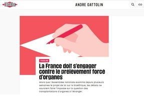 法國解放報：法國應該承諾反對強摘器官