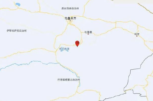 新疆吐魯番市托克遜縣發生5級地震