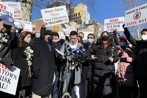 韓女遭遊民刺四十多刀身亡 紐約集會籲市府行動