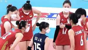 中國女排戴口罩參加亞洲盃賽 首局被伊朗擊敗