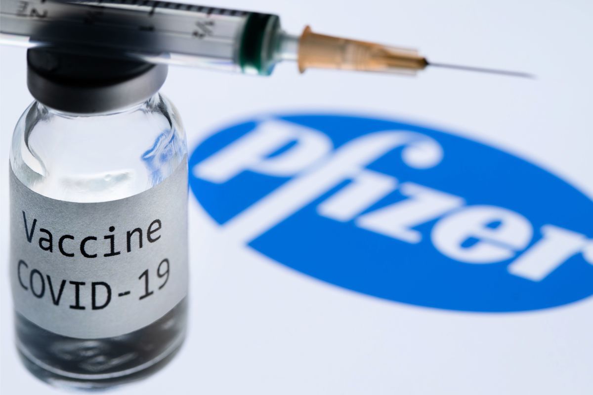 輝瑞藥廠（Pfizer）製造的疫苗。（JOEL SAGET/AFP via Getty Images）