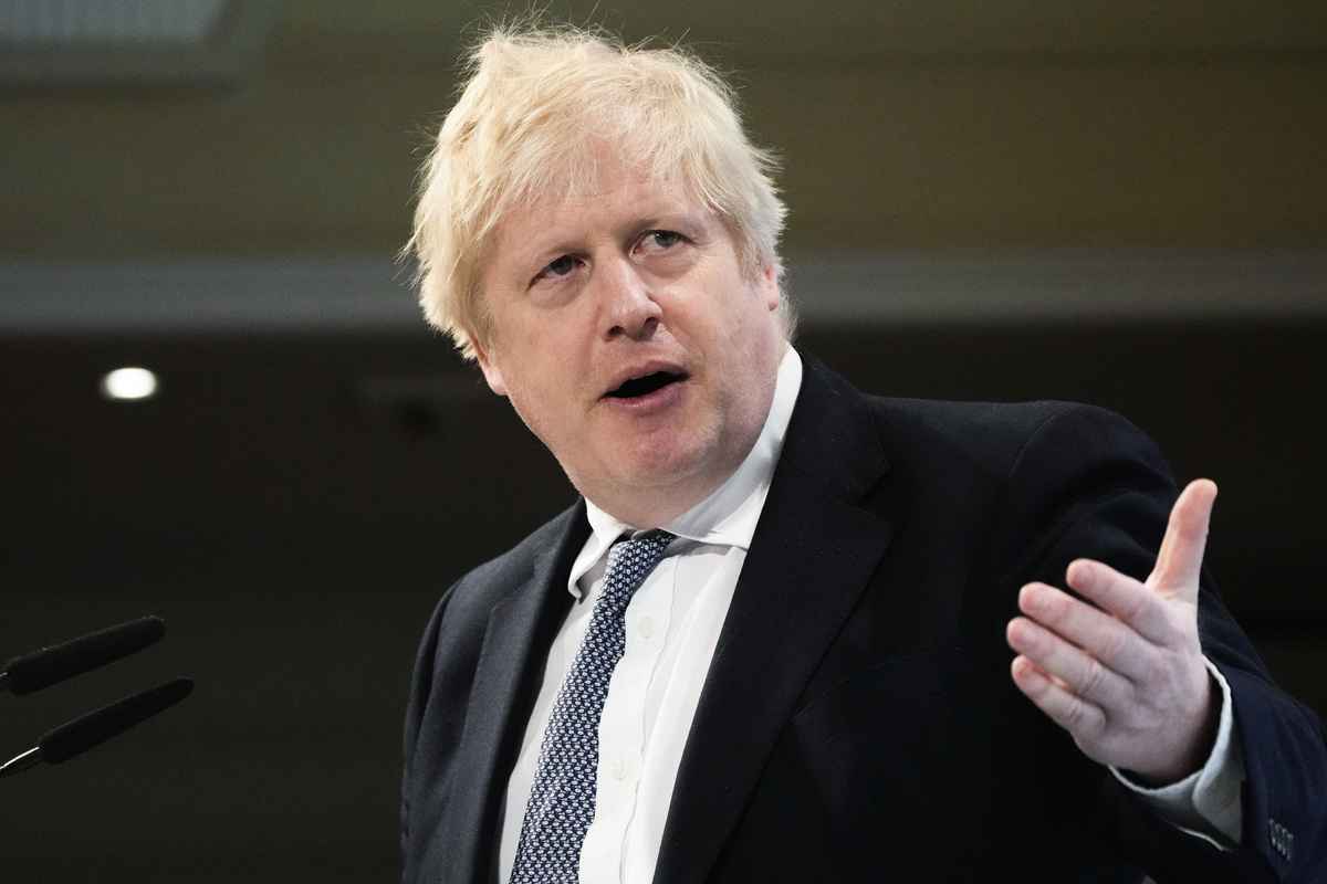 英國首相鮑里斯·約翰遜（Boris Johnson）。（Matt Dunham/Getty Images）