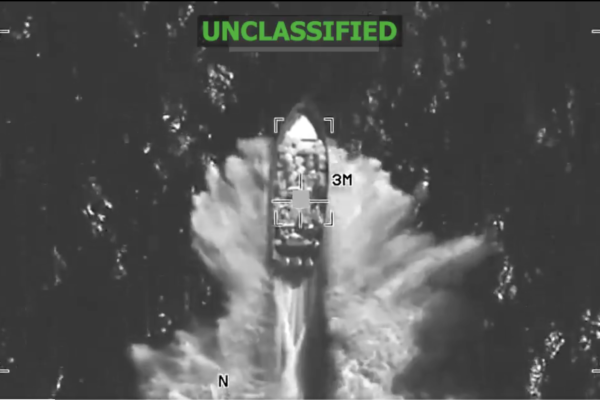 五角大樓：美軍再擊毀運毒船 4人遭擊斃
