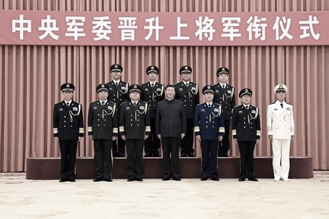 中共軍方高層近期頻繁調動