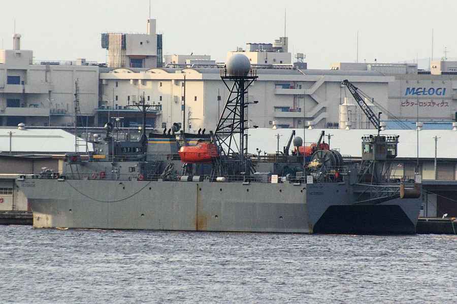 美特種艦船在南海執行神秘任務 劍指中共？