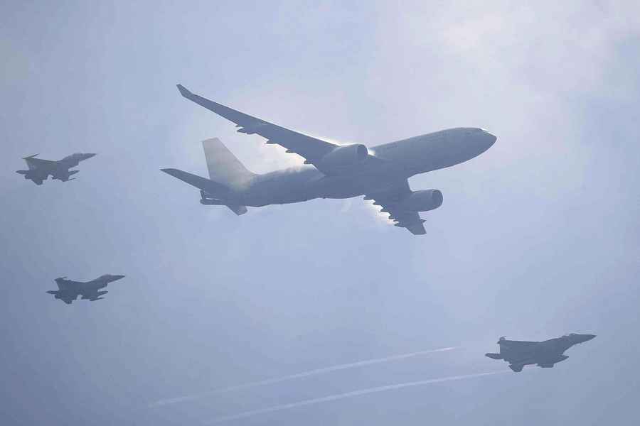 中俄戰機反覆進出防空識別區 韓戰機緊急出動