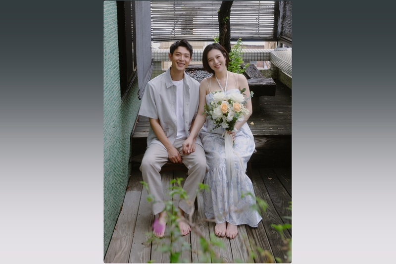 劉品言與連晨翔分享結婚喜訊 甜晒多張合照